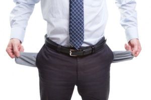 Everything You Need to Know about IVA vs Bankruptcy, image of a man with empty pockets