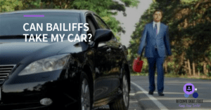 an article image titled can bailiffs take my car