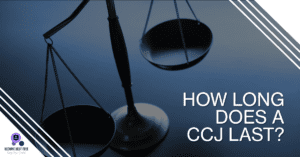 an article image with text how long does a ccj last. With scales